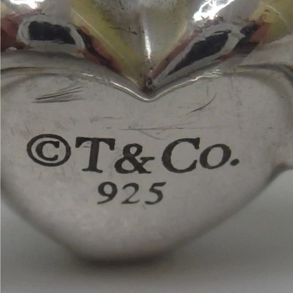 Tiffany & Co. Silver Heart Ring with Turquoise Packaging size 4.5 - Picture 5 of 6